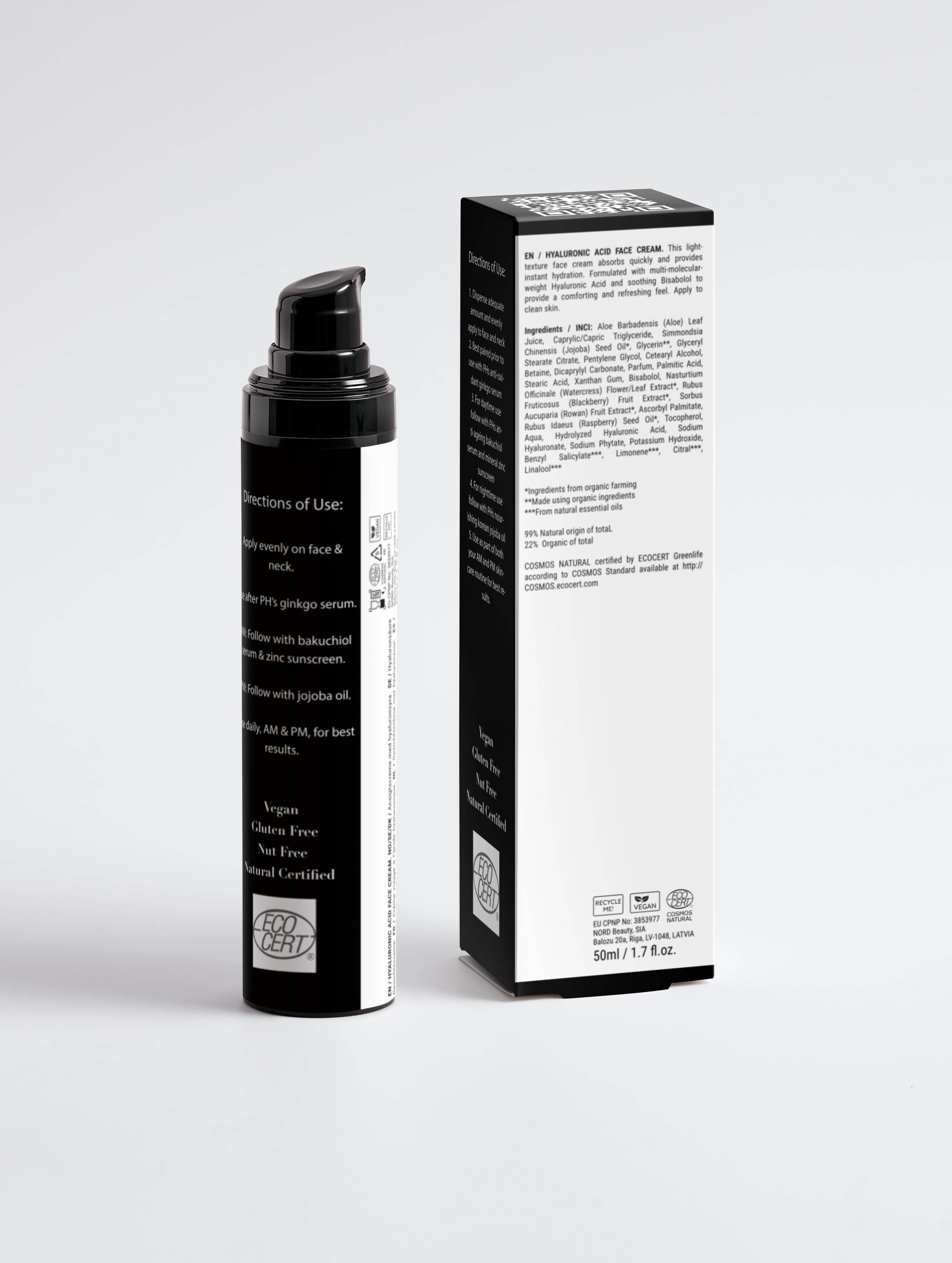 Natural Hyaluronic Moisturiser | Deep Hydration & Skin Balance